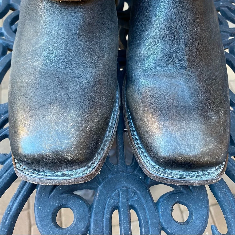 SOLD FreeBird by Steven Train Leather Mule Heel Bootie - Picture 8 of 12